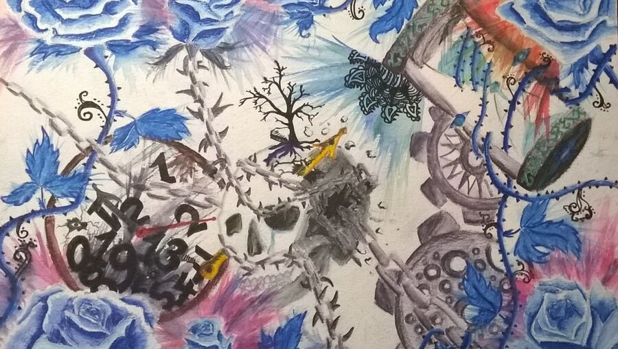 Trabalho intitulado "Uma definição de arte"