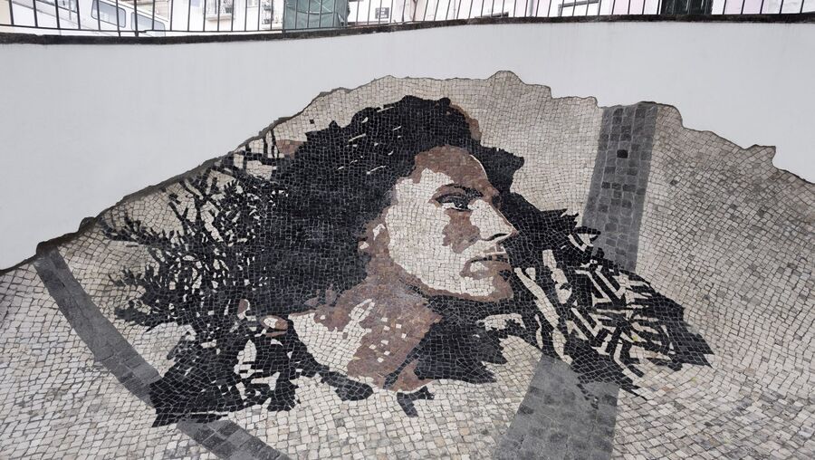 Amália Rodrigues, by Vhils