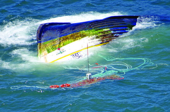 Pescadores salvos em naufrágio ao largo de Sagres