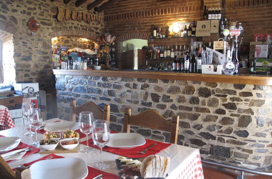 A cabana oferece ambiente aconchegante em Arronches