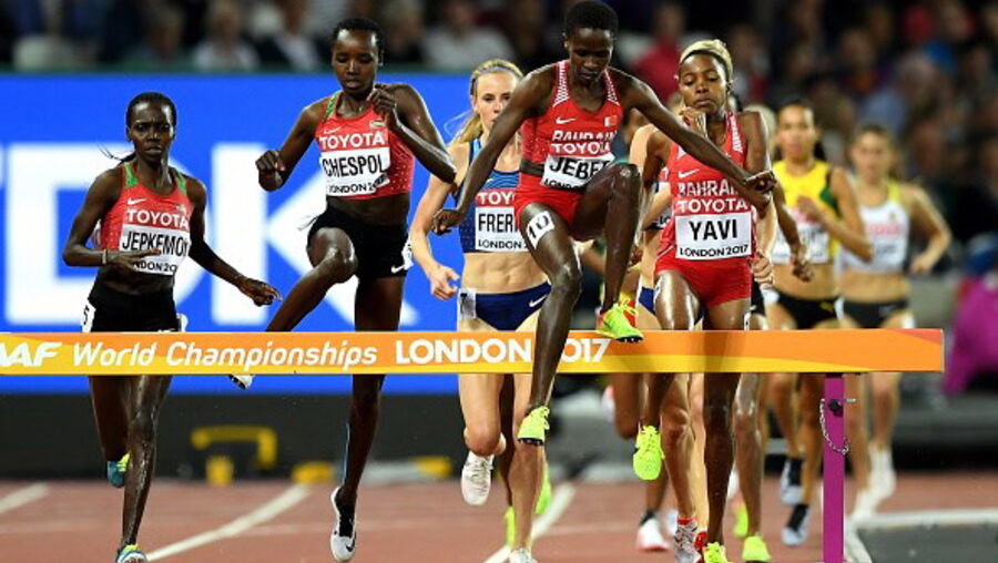 Campeã olímpica dos 3000 metros obstáculos, Ruth Jebet