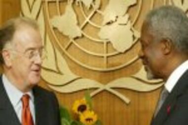 Sampaio reúne com Kofi Annan