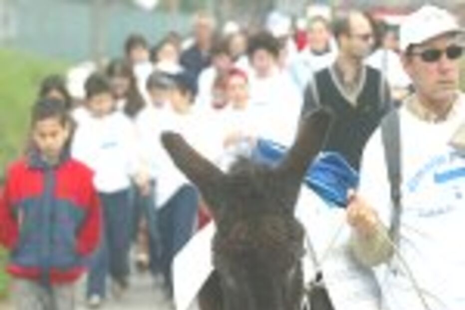 PROTESTO A PÉ POR NOVA ESCOLA
