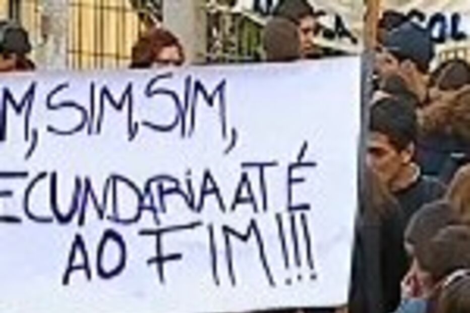 Alunos protestam