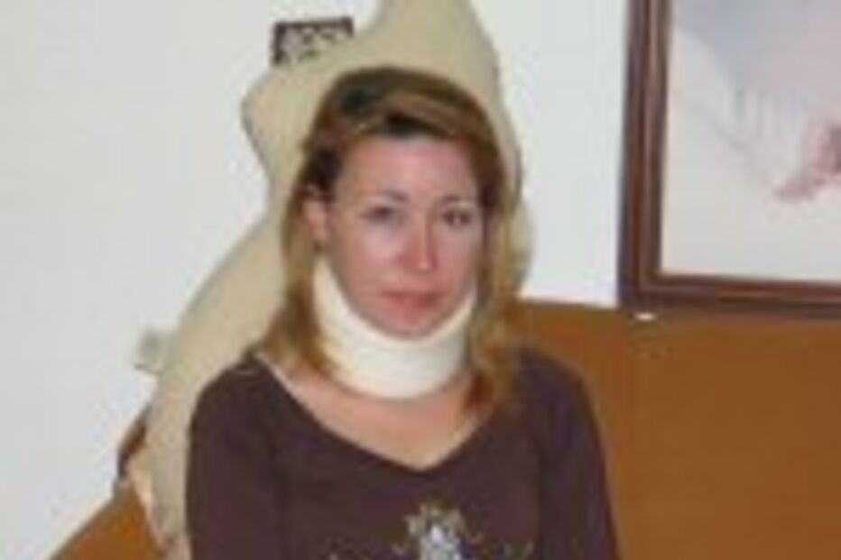 Condutora ferida por eucalipto podre