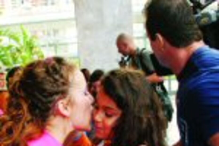 Filhas de Jardel e Albarran são fãs da Flor