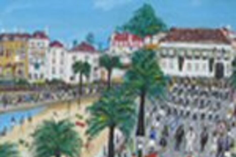 Pintura naif do Casino Estoril