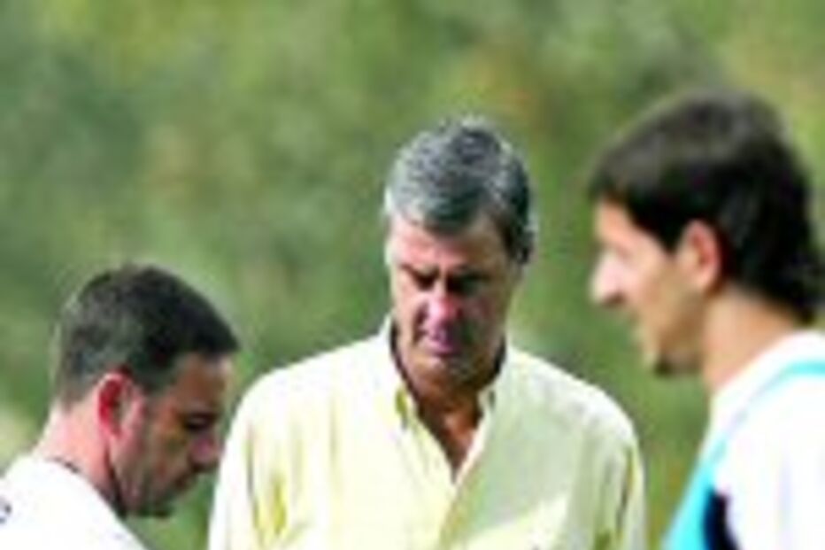 Soares Franco presente no treino