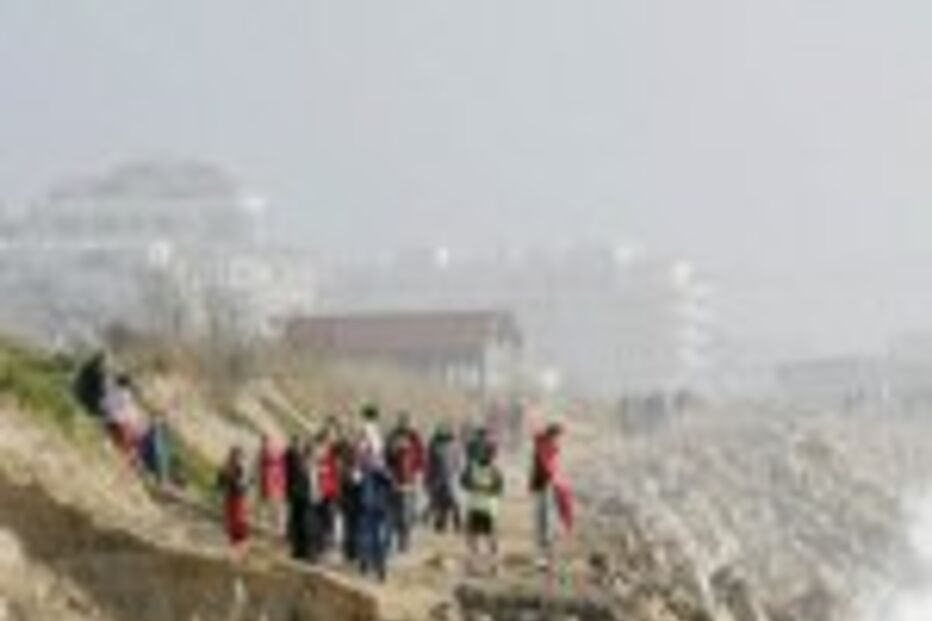 Caparica está ameaçada pela fúria do temporal