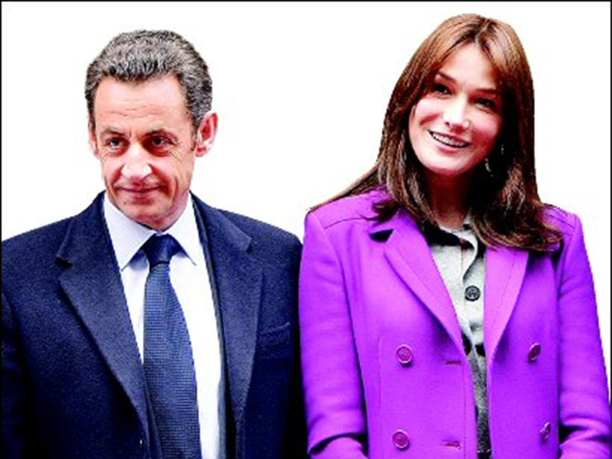 Sarkozy um presidente entre duas mulheres - Domingo