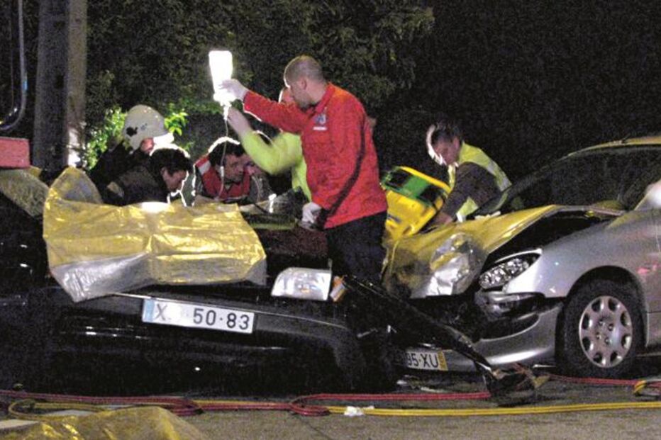 Acidente grave em Mozelos, S. Maria da Feira