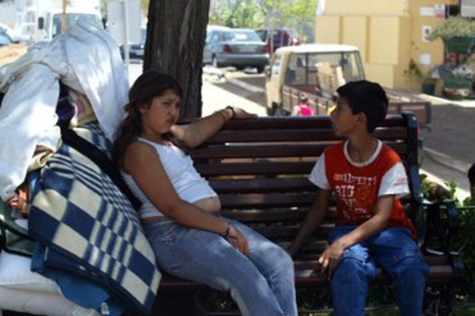 Ciganos em casa de familiares