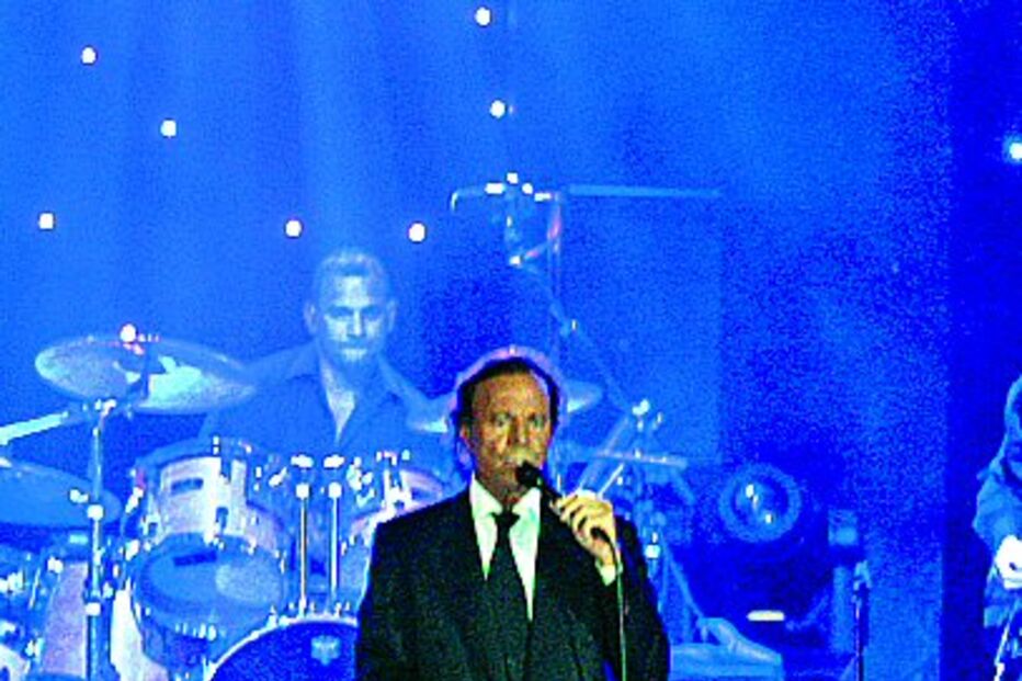 Cristiano faltou ao espectáculo de Julio Iglesias