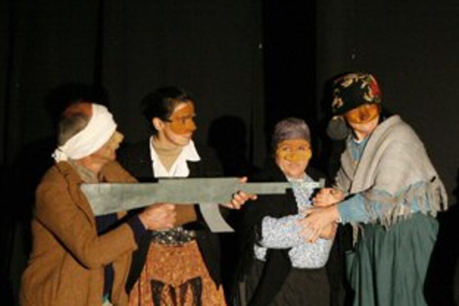 Dos campos para o palco do teatro