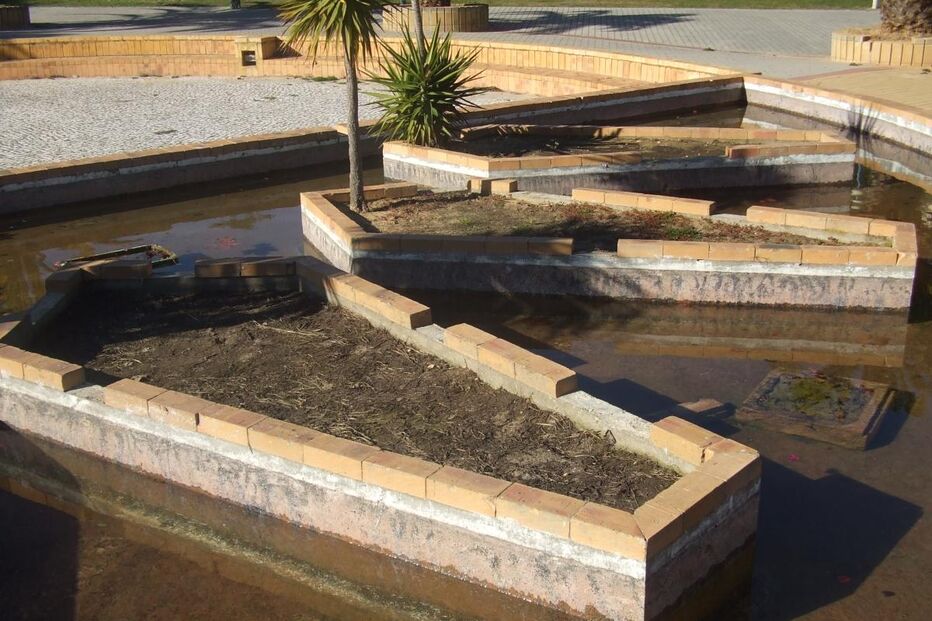 Parque degradado na Moita