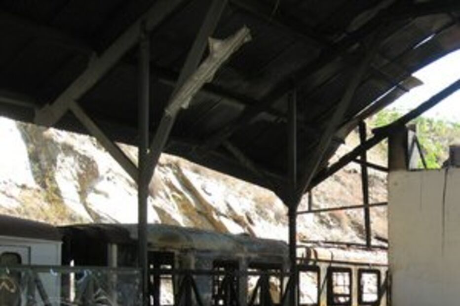 Incêndio na estação do Tua