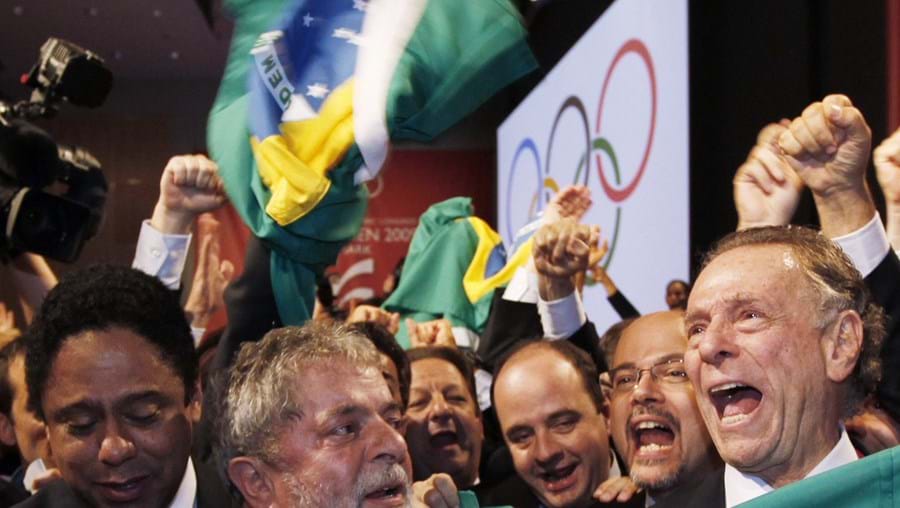 O presidente Lula da Silva e o ‘rei’ Pelé emocionaram-se até às lágrimas com a vitória da cidade carioca
