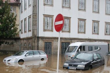 Chuva gera o caos