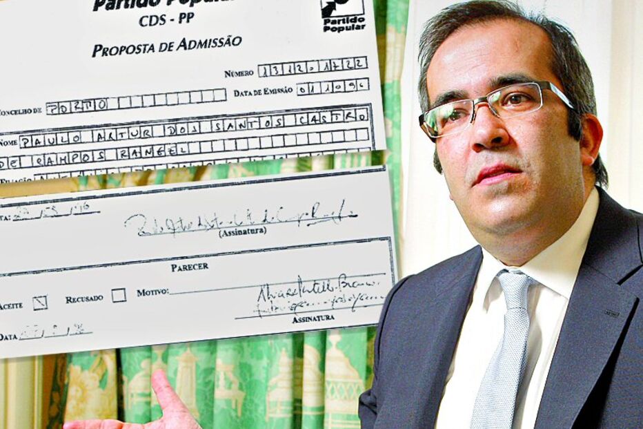 Rangel inscrito 3 anos no CDS