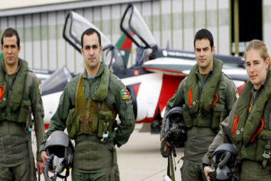 Pilotos a Caminho do caça ‘Top Gun’