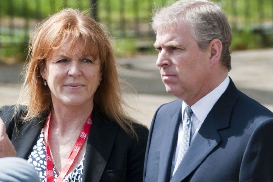 Príncipe André e Sarah Ferguson 