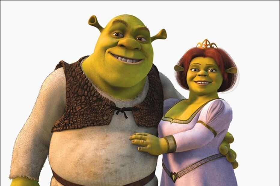 Casaram vestidos de Shrek e Fiona