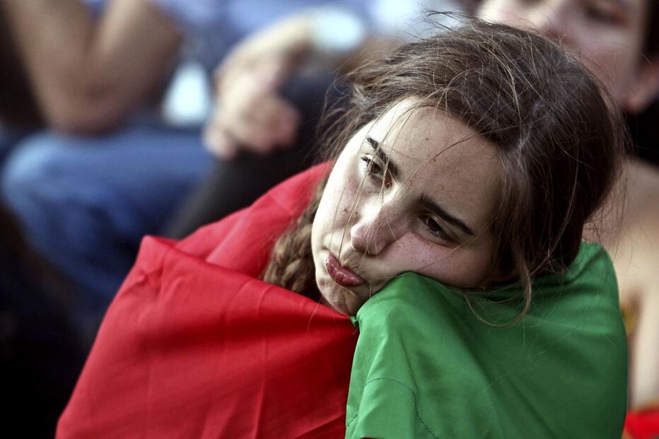 Adeptos também fizeram um Portugal-Espanha