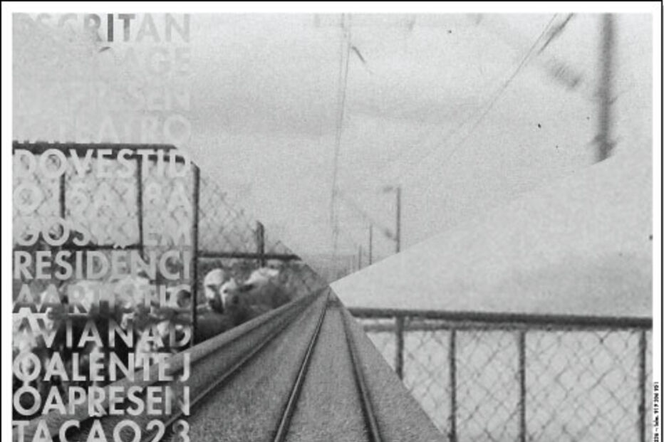Teatro do Vestido faz 'performance' na Estação Ferroviária de Évora