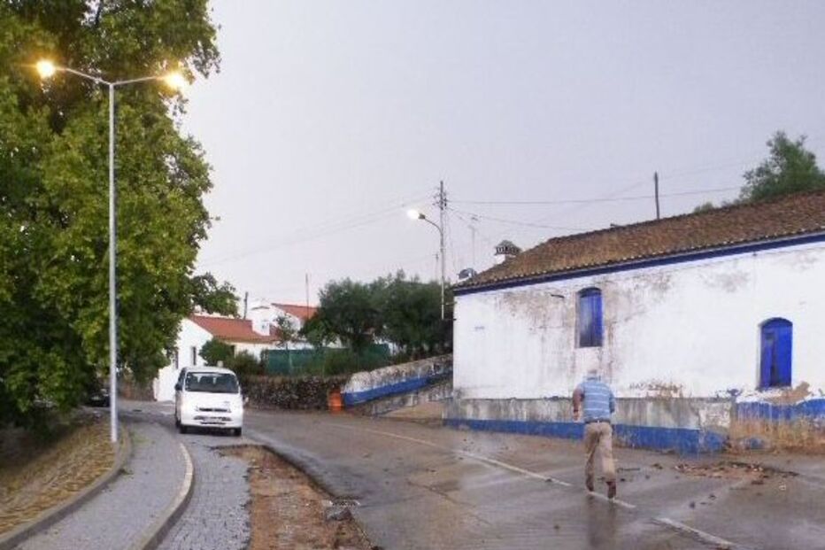 Arronches: Tempestade faz estragos