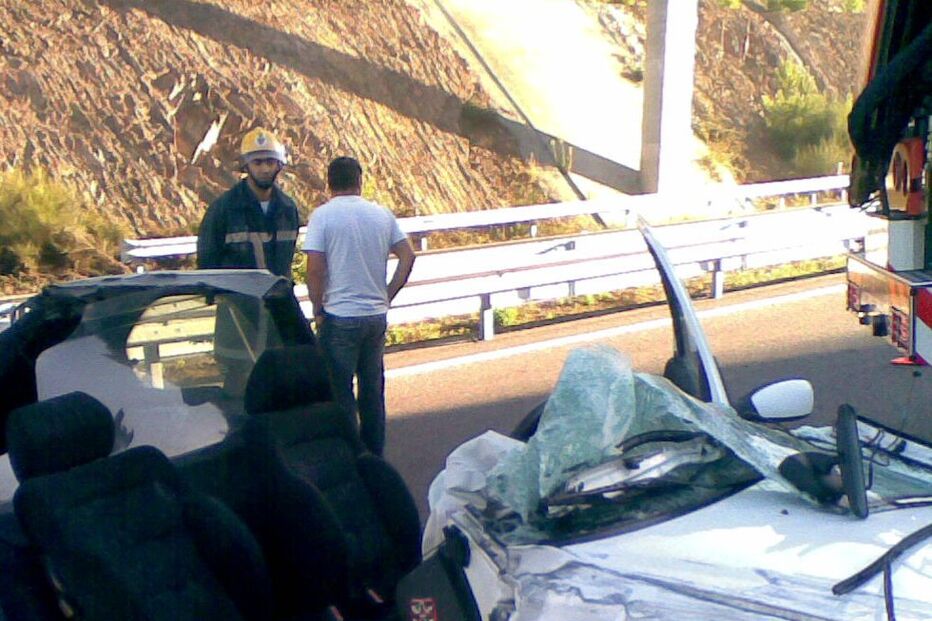 Vítima de violento acidente na A42 morreu no hospital