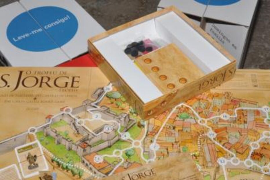 O troféu de São Jorge, Castelo de São Jorge, Lisboa, EGEAC, mesaboardgames