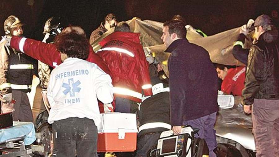 Choque frontal em Setúbal causou cinco vítimas 