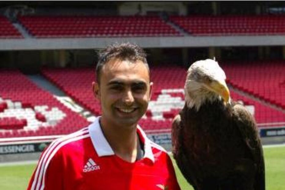 Benfica perde águia 'Vitória' devido a problemas com tratador