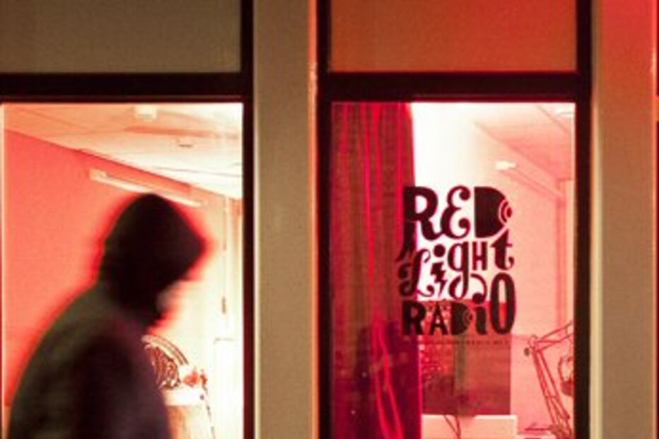 RÁDIO, BAIRRO VERMELHO, AMESTERDÃO, HOLANDA, RED LIGHT