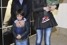 João Pinto e Marisa Cruz com os filhos