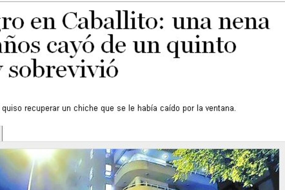 buenos aires, menina, prédio, queda, argentina