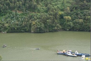 naufrágio, operações de busca, transporte de areia, 