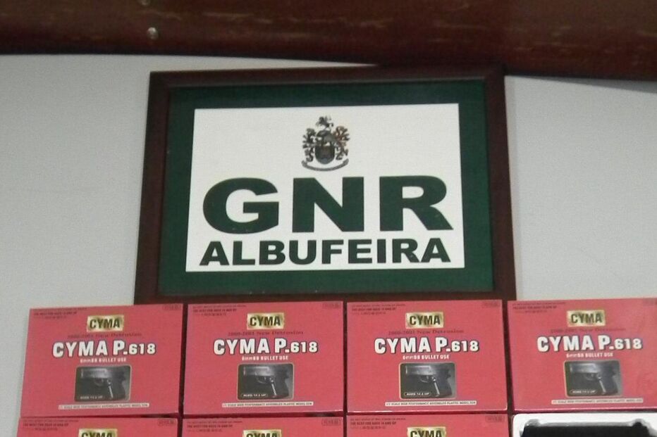 ARMAS, PROIBIDAS, LOJA CHINESA, ALBUFEIRA