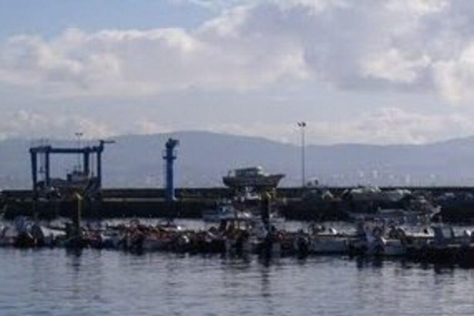Barco português destruído na Galiza