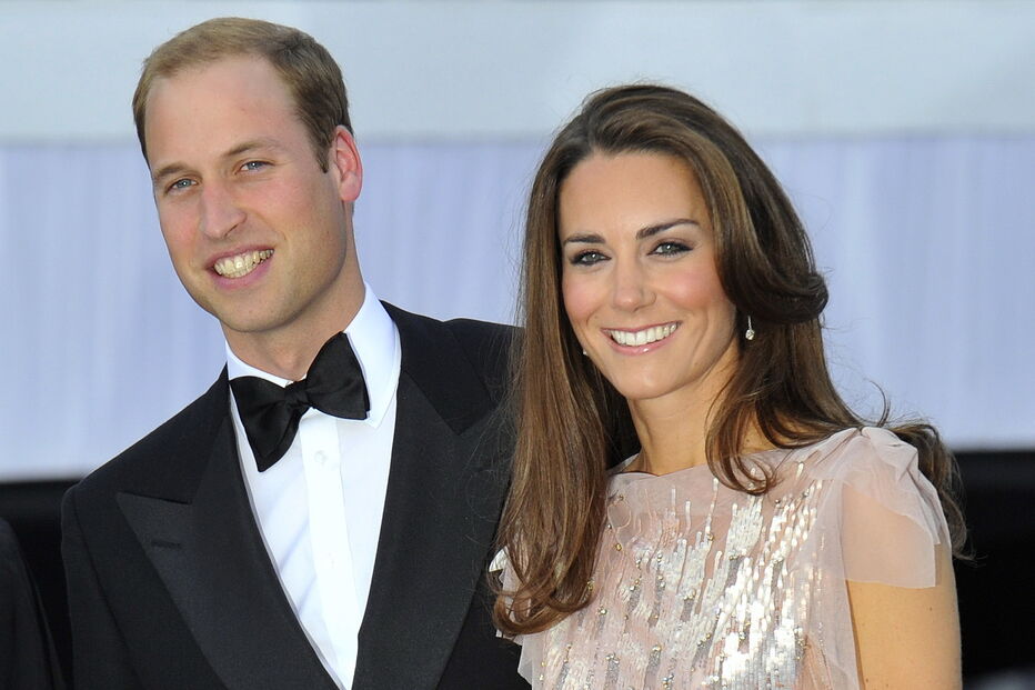 O príncipe William e Kate