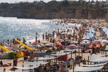 praia, calor, protector solar, UV, ultravioleta