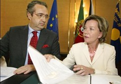 A subida de José Ribeiro e Castro à liderança do CDS-PP levou-a a ser a candidata do partido à presidência da Câmara de Lisboa em 2005