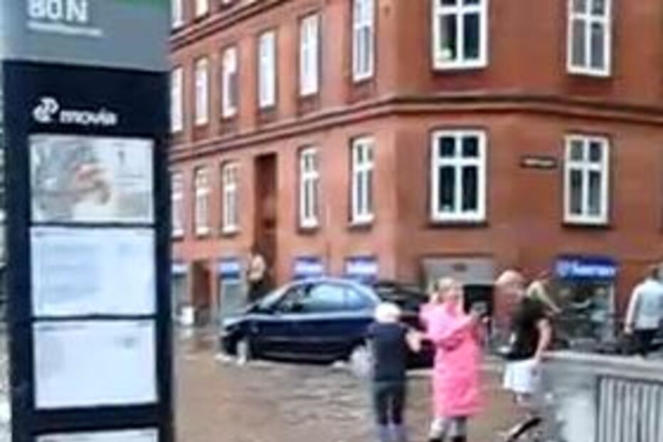 dinamarca, copenhaga, mau tempo, tempo, inundações, chuva