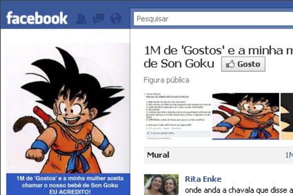 Facebook, Son Goku, Dragonball, SIC, SIC Radical