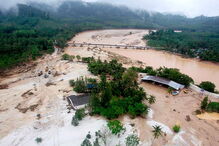 Tailândia, tempestade, tropical, enchentes, Nock-Ten