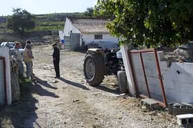 TRACTOR, HOMEM, MORTO, PORTO DE MÓS