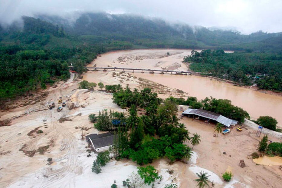 Tailândia, tempestade, tropical, enchentes, Nock-Ten