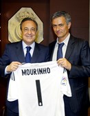 Florentino Pérez teve de defender José Mourinho dos associados  