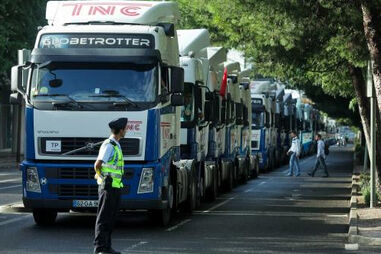 TNC, Insolvência, Protesto, Campus da Justiça, Camiões