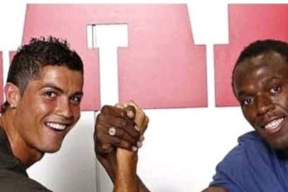 Cristiano Ronaldo, Usain Bolt, estrutura muscular